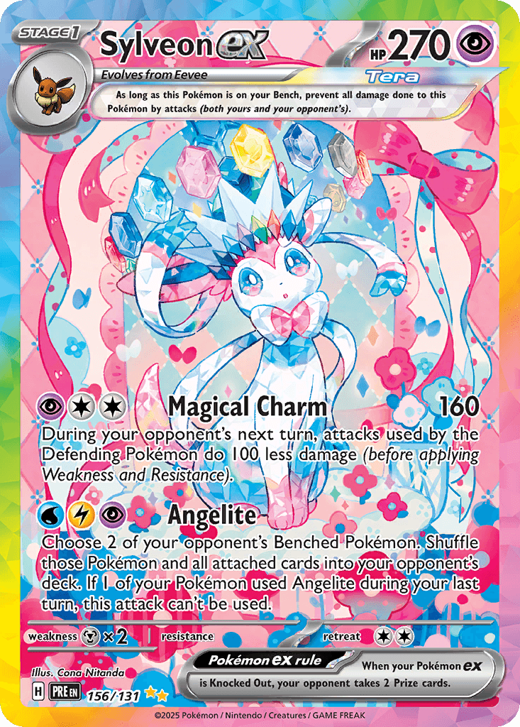 님피아 ex (Sylveon ex) 카드