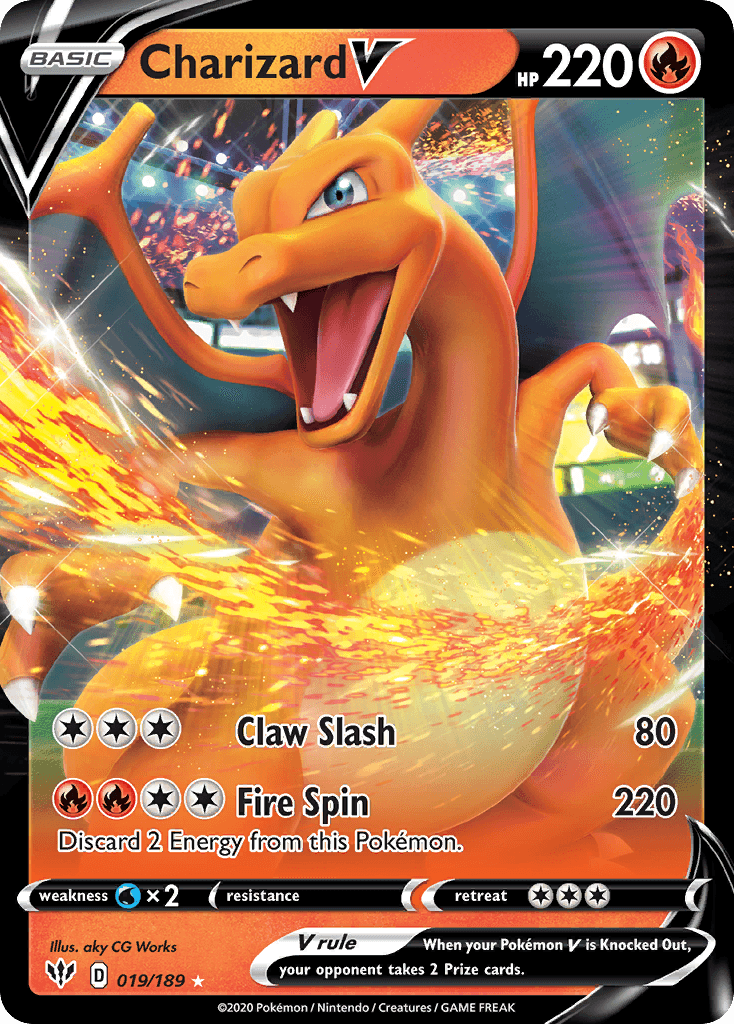 리자몽 V (Charizard V) 카드