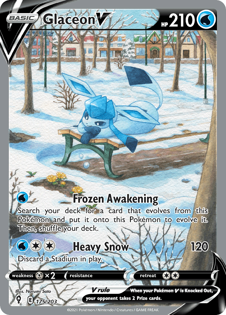 글레이시아 V (Glaceon V) 카드