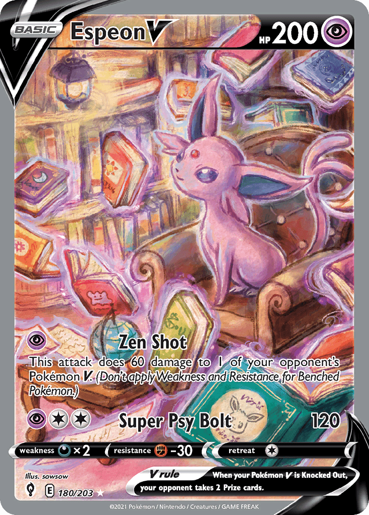 에브이 V (Espeon V) 카드