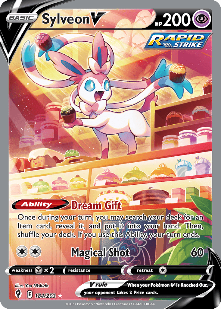 님피아 V (Sylveon V) 카드