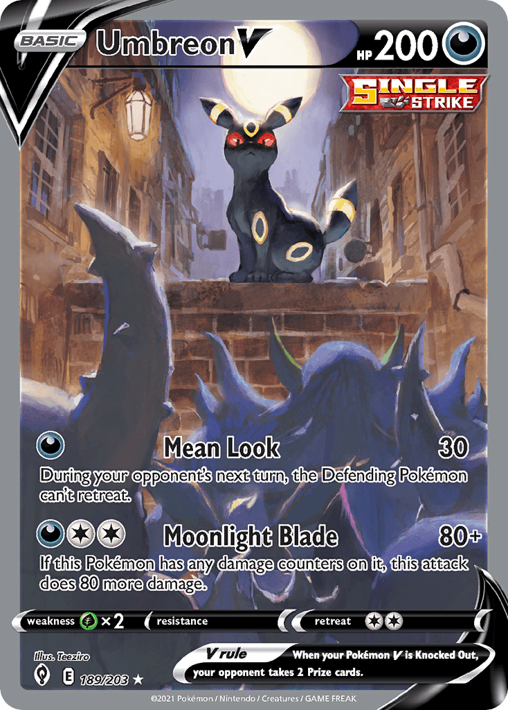 블래키 V (Umbreon V) 카드